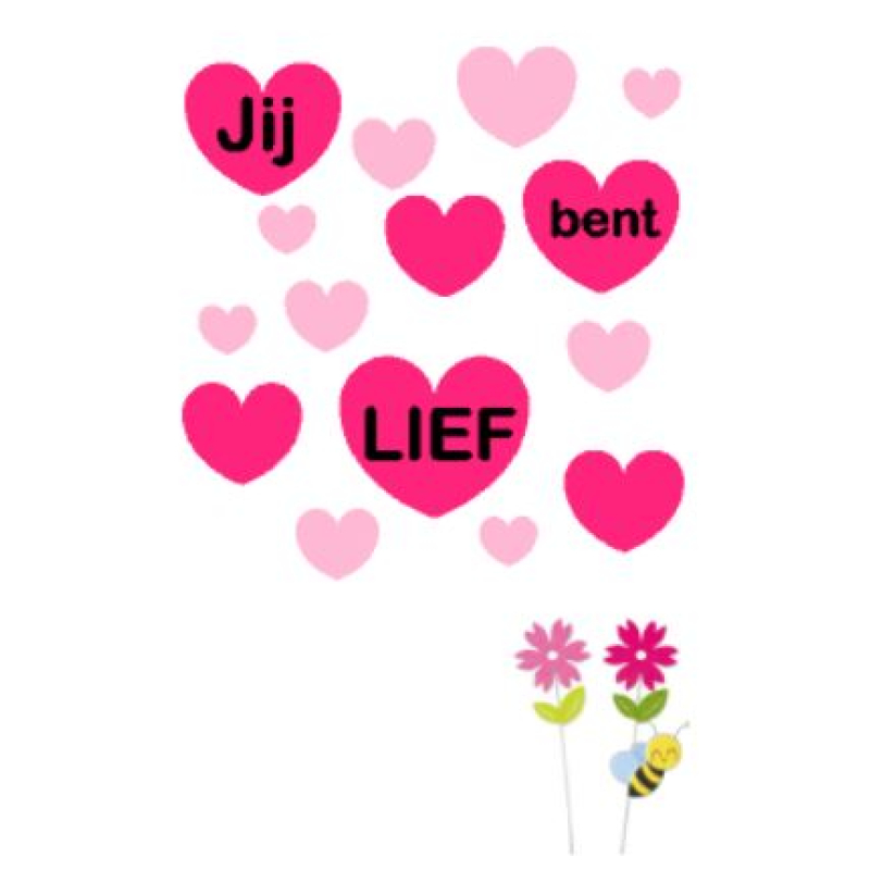 Jij bent lief - kaart